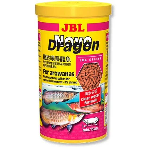 Корм у вигляді великих паличок JBL NovoDragon для арован, 1 л