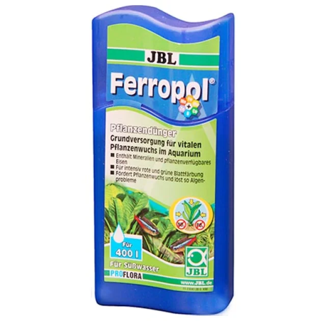 Удобрение JBL PROFLORA Ferropol для растений в пресноводных аквариумах, 100 мл