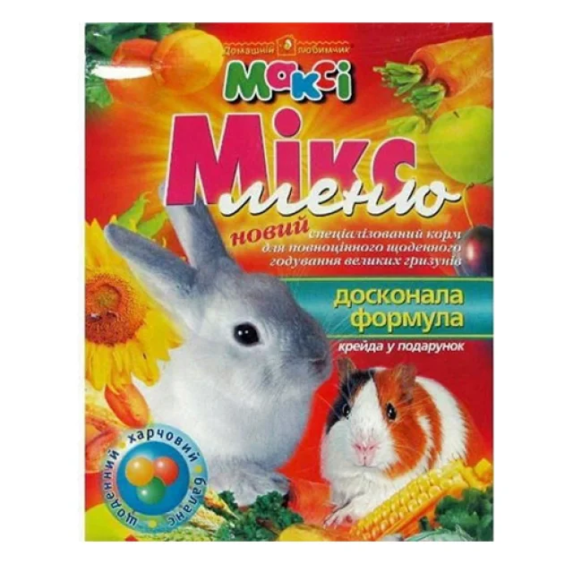 Макси корм крупных грызунов микс меню, 510 г