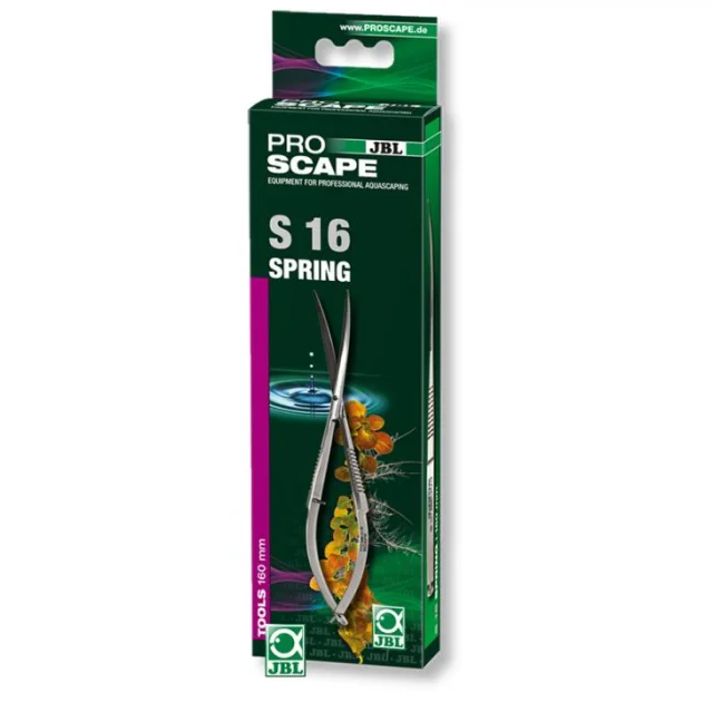 Пружинные ножницы JBL ProScape Tool S spring для мхов и газонов в аквариумах, 16 см