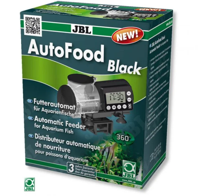 Автоматична годівниця JBL AutoFood BLACK для акваріумних риб, чорна