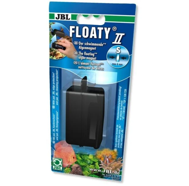 Плаваючий магнітний скребок JBL Floaty II S для акваріумних стекол до 6 мм