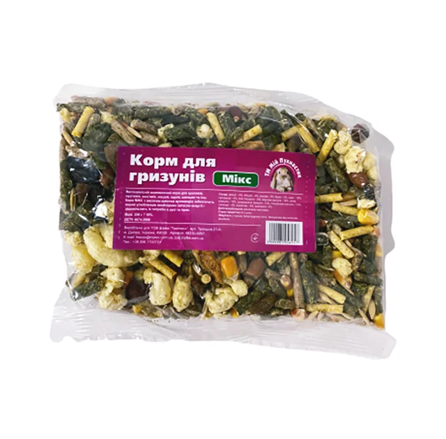 Мой Пушистик корм для грызунов микс, 250 г