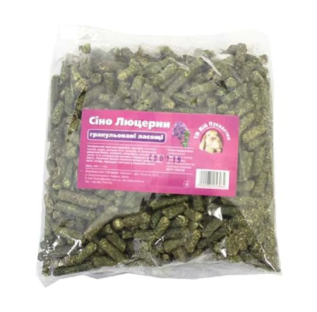 Мой Пушистик сено люцерны гранулированное, 450 г