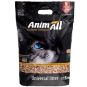 Деревний наповнювач AnimAll для котів, 5.3 кг, 300 г безкоштовно Деревний наповнювач AnimAll для котів, 5.3 кг, 300 г безкоштовно