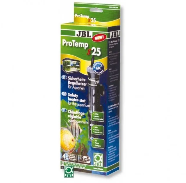 Регулируемый нагреватель 25 Вт с защитным кожухом JBL ProTemp S 25 для аквариума