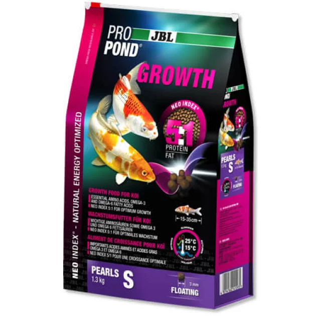 Корм JBL ProPond Growth S для зростання невеликих коропів які, 1.3 кг