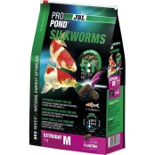 Ласощі в формі шовкопрядів JBL ProPond Silkworms для вряди, 1 кг