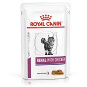 Вологий корм Royal Canin Renal при хронічній нирковій недостатності у кішок, курка, 85 г Вологий корм Royal Canin Renal при хронічній нирковій недостатності у кішок, курка, 85 г