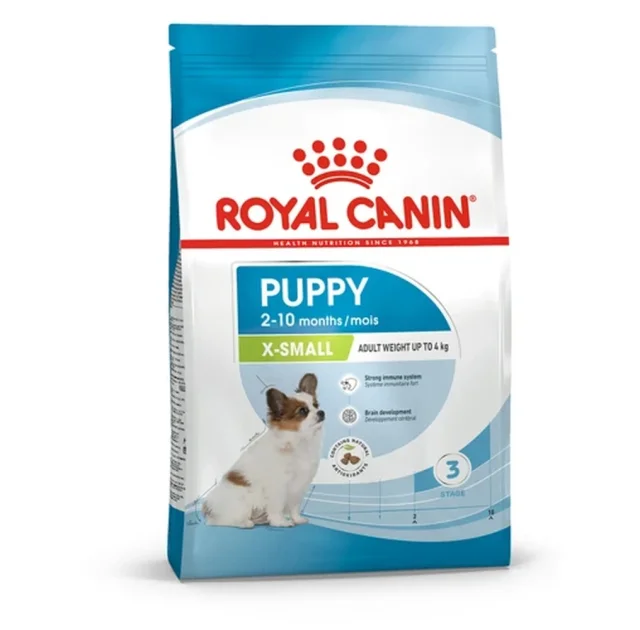 Сухой корм Royal Canin X-Small Puppy для щенков миниатюрных пород до 10 месяцев, 1.5 кг
