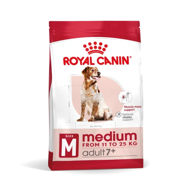 Сухий корм Royal Canin Medium Adult 7 + для собак середніх порід старше 7 років, 4 кг