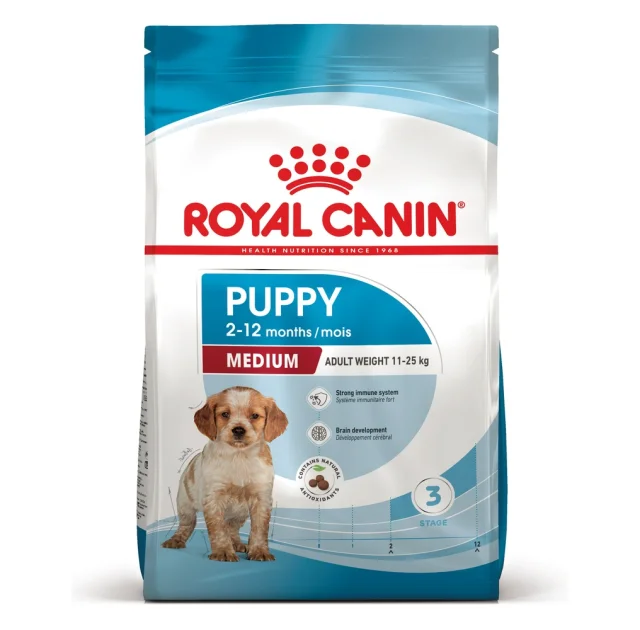 Сухий корм Royal Canin Medium Puppy для цуценят середніх порід до 12 місяців, 1 кг