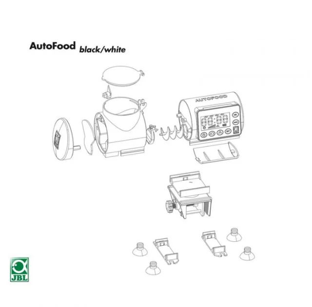 Автоматична годівниця JBL AutoFood WHITE для акваріумних риб, біла