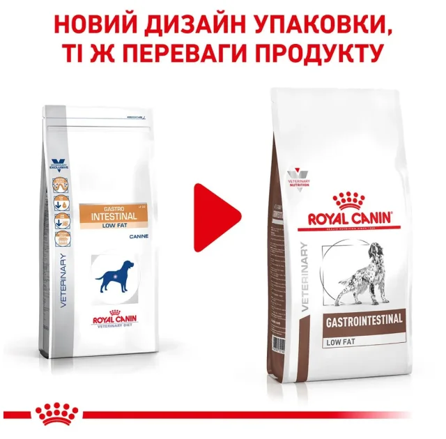 Сухий корм Royal Canin Gastro Intestinal Low Fat при порушеннях травлення у собак, 12 кг