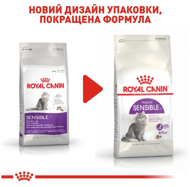 Сухий корм Royal Canin Sensible при чутливому травленні у кішок, 400 г