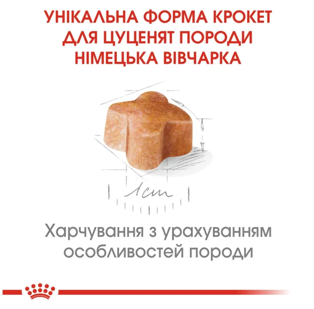 Сухий корм Royal Canin German Shepherd Puppy для цуценят німецької вівчарки до 15 місяців, 3 кг