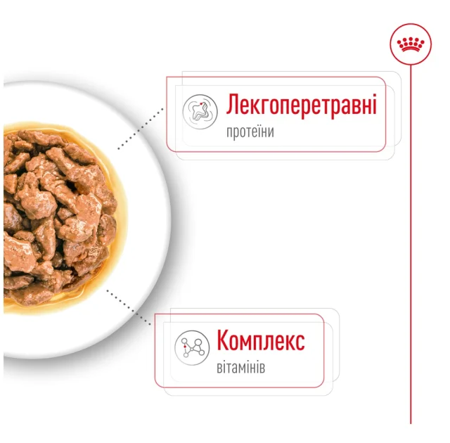 Вологий корм Royal Canin Mini Adult для дорослих собак дрібних порід, 85 г