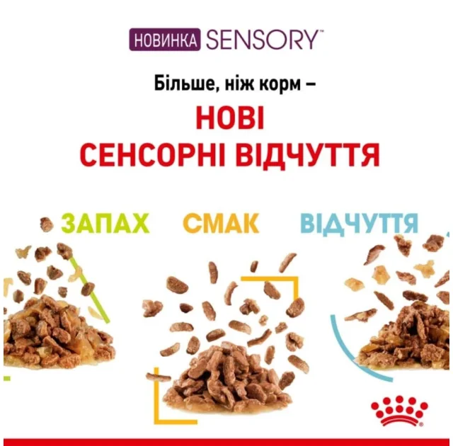 Влажный корм Royal Canin Sensory Taste Jelly для кошек привередливых ко вкусу, кусочки в желе, 85 г