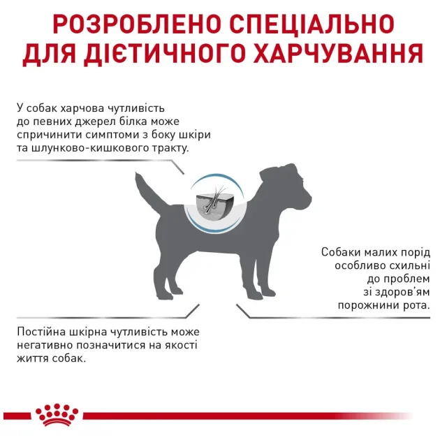 Сухий корм Royal Canin Anallergenic Small Dogs при харчовій алергії у дрібних порід собак, 3 кг