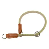 Ошейник-полуудавка Ferplast Derby CS10/50 Grey для собак из эко-кожи, черная, A: 50 см, 10 мм