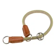 Ошейник-полуудавка Ferplast Derby CS12/50 Grey для собак из эко-кожи, черная, A: 50 см, 12 мм