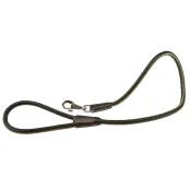 Повідець з еко-шкіри Ferplast Derby G12 / 110 Black для собак, 12 мм, 110 см