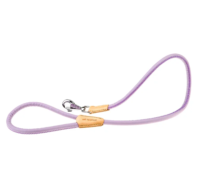 Повідець з еко-шкіри Ferplast Derby G12 / 110 Purple для собак, 12 мм, 110 см