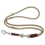 Тренувальний поводок з еко-шкіри Ferplast Derby GA12 / 200 Dove Grey для собак, 12 мм, 200 см