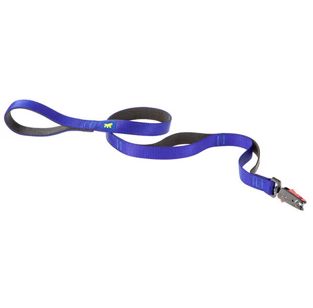 Повідець Ferplast Dual Matic G25 / 120 Black-Blue для собак з автоматичним замикання, 25 мм, 120 см