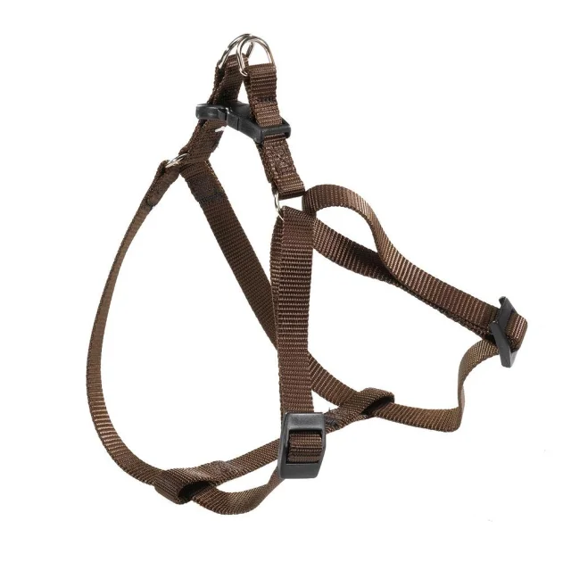 Нейлонова шлейки Ferplast Easy P Extra Large Brown для собак, A = B: 63 ÷ 94 см, 25 мм