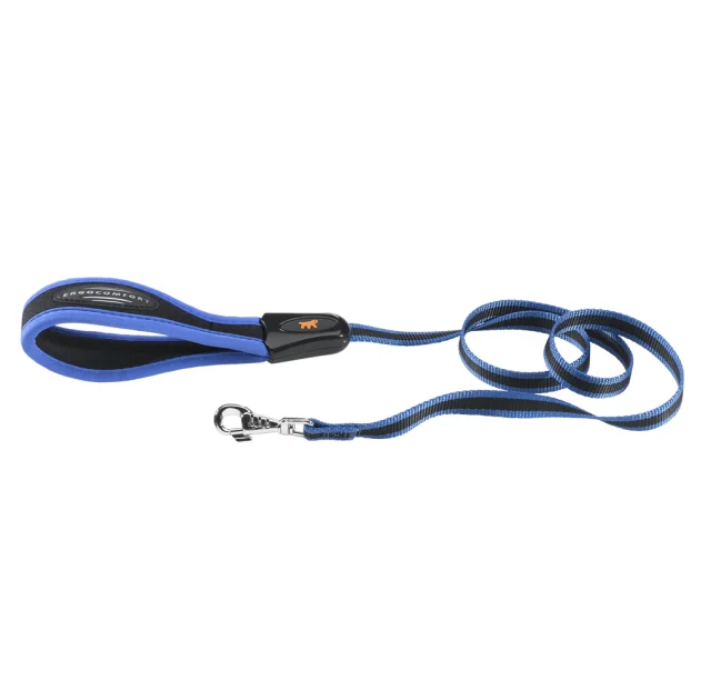 Повідець Ferplast Ergocomfort G15 / 120 Blue для собак з ергономічною ручкою на підкладці, 15 мм, 120 см