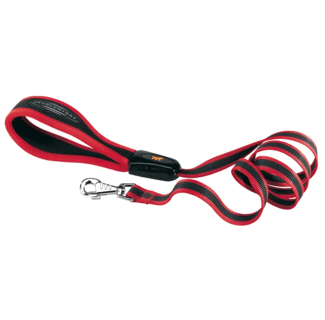 Повідець Ferplast Ergocomfort G25 / 120 Red для собак з ергономічною ручкою на підкладці, 25 мм, 120 см