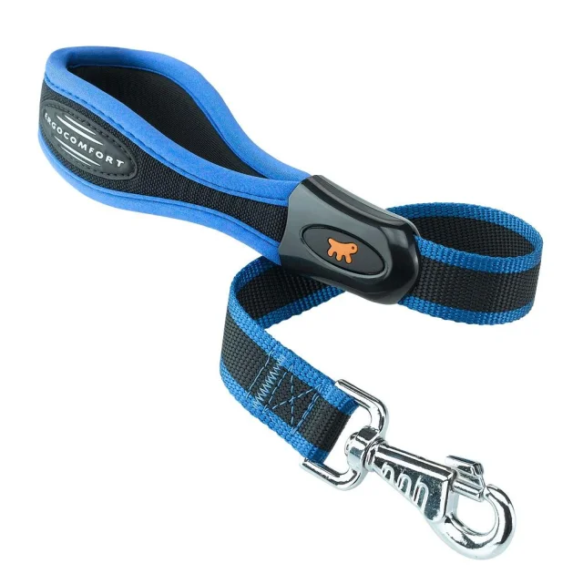 Повідець Ferplast Ergocomfort GM25 / 55 Blue для собак з ергономічною ручкою на підкладці, 25 мм, 5 см
