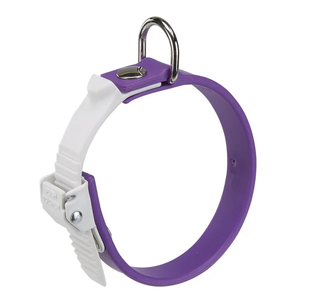 Эластичный ошейник с системой регулировки Ferplast Ergoflex C15/22 Purple для собак, A: 18÷22 см, B: 15 мм