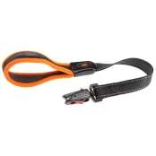 Повідець Ferplast Ergofluo Matic GM25 / 55 Orange для собак з автоматичним карабіном, 25 мм, 55 см