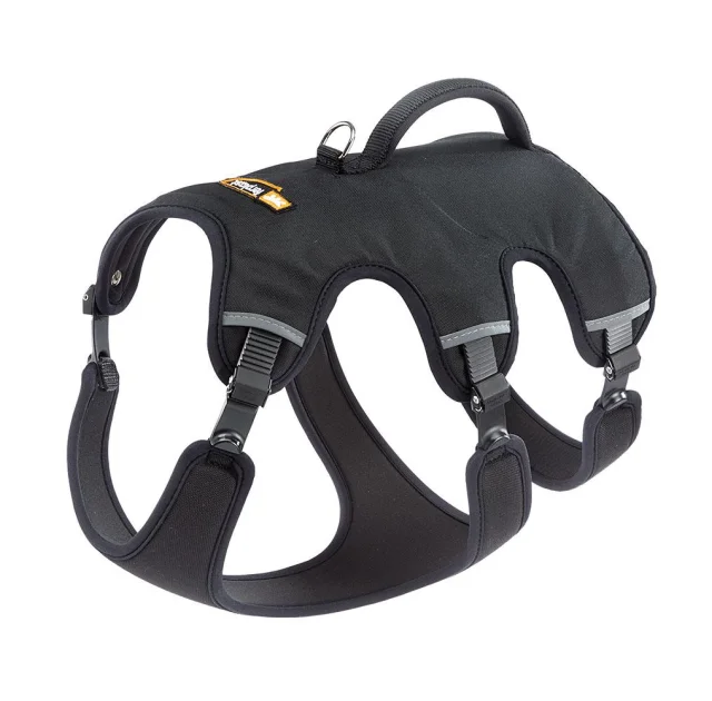 Эргономичная шлейка Ferplast Ergotrekking P M Black для собак с системой микро-регулирования