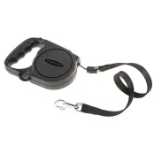 Автоматический поводок-рулетка для собак до 25 кг Ferplast Flippy Regular Medium Black, черный, 5 м