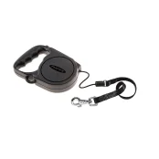 Автоматический поводок-рулетка для собак до 12 кг Ferplast Flippy Regular Small Black, черный, 5 м