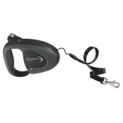 Поводок-рулетка для собак до 50 кг Ferplast Flippy Tech Cord L Black, з шнуром, чорний, 5 м