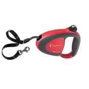 Поводок-рулетка для собак до 12 кг с лентой Ferplast Flippy Tech Tape Red, красный, 3 м