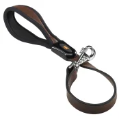 Шкіряний поводок Giotto GM25 / 60 Brown для собак, 25 мм, 60 см