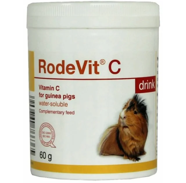 Пищевая добавка Dolfos RodeVit C Drink для морских свинок, 60 г