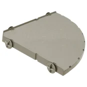 Пластиковая полка в клетки Ferplast L373 Shelf Corner Grey для хорьков