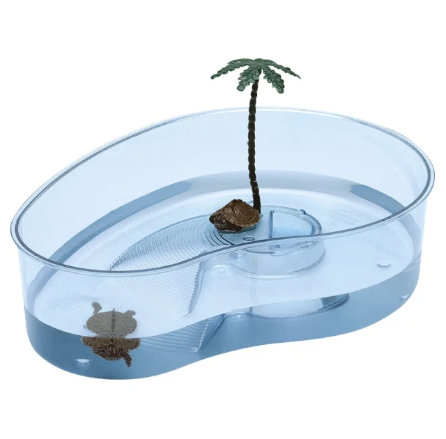 Пластикова чаша Ferplast Turtle Bowl Arricot Transparent Blue для черепах