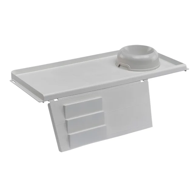 Пластиковий будиночок Ferplast Pub 3255 For Base M63 White Bowl для маленьких тварин зі сходами і мискою