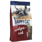 Сухой корм Happy Cat Supreme Adult Voralpen-Rind для взрослых кошек, с говядиной, 300 г