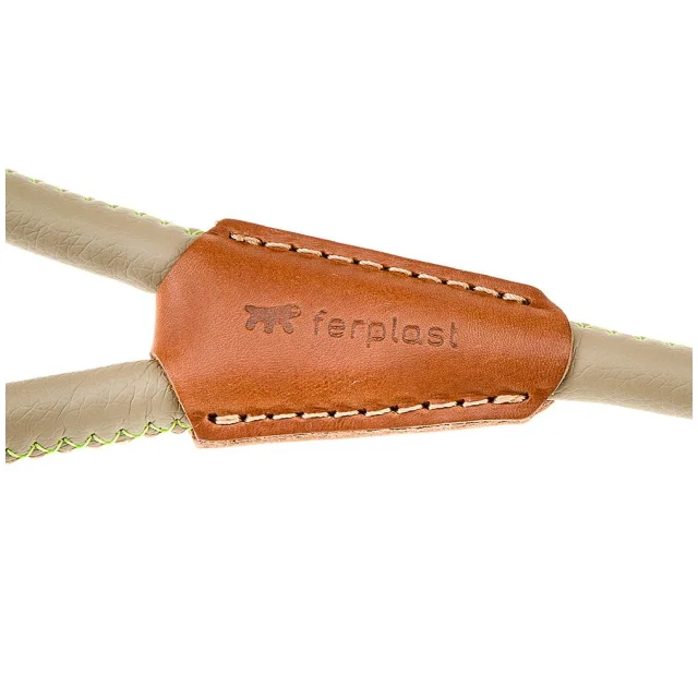 Повідець з еко-шкіри Ferplast Derby G10 / 110 Grey для собак, 10 мм, 110 см