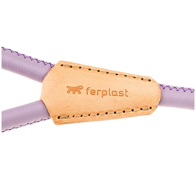 Повідець з еко-шкіри Ferplast Derby G12 / 110 Purple для собак, 12 мм, 110 см