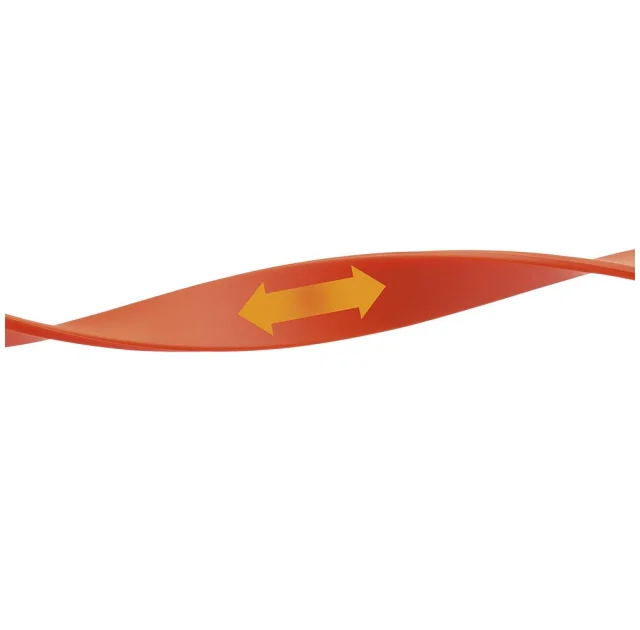Эластичный поводок с эргономичной ручкой Ferplast Ergoflex G18/110 Orange для собак, 18 мм, 110 см