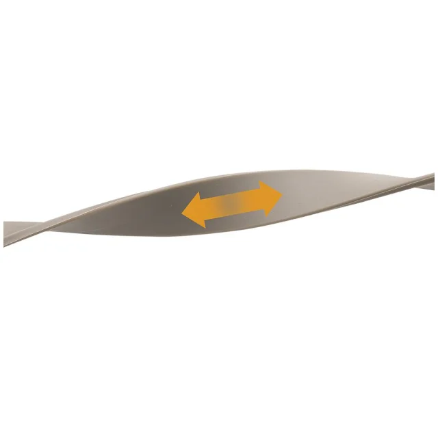 Эластичный поводок с эргономичной ручкой Ferplast Ergoflex G25/110 Grey для собак, 25 мм, 110 см